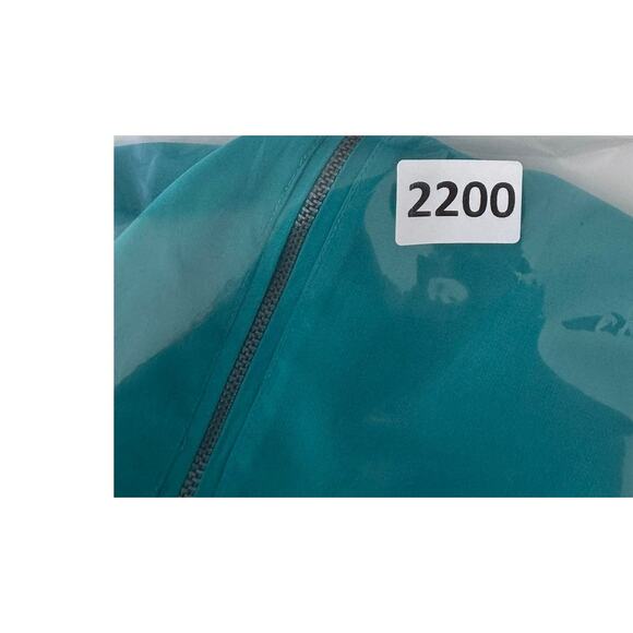 Banana Republic Factory Med Green Zip Front Sleeveless Polyester Shirt - Picture 7 of 7